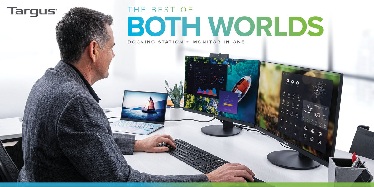 Targus Introduces Dual-Display Docking Monitor Solution to Create a More Productive, Clutter-Free Workspace
