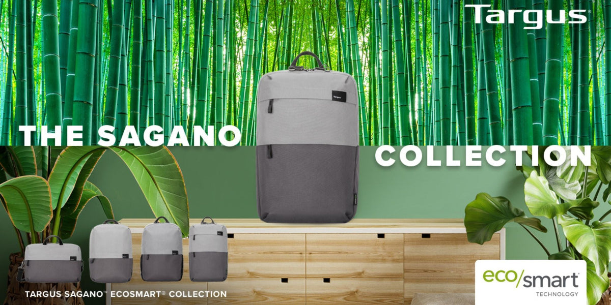 Targus Launches Sagano™ EcoSmart® Collection of Contemporary Laptop Backpacks Made from Recycled Plastic Bottles